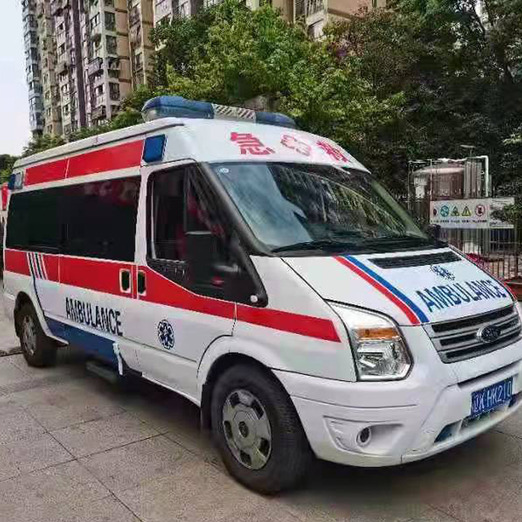 江安长途救护车护送病人返乡
